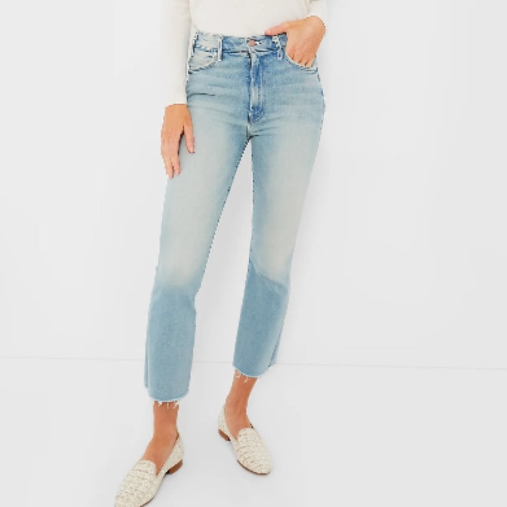 MOTHER The Hustler Ankle Fray Size 25